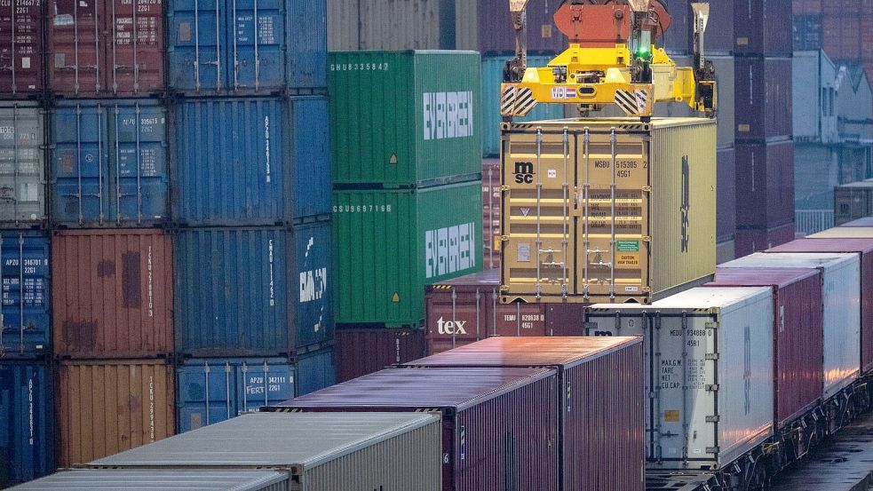 Der Export ist die Hoffnung der deutschen Wirtschaft. (Symbolbild) Foto: Marijan Murat