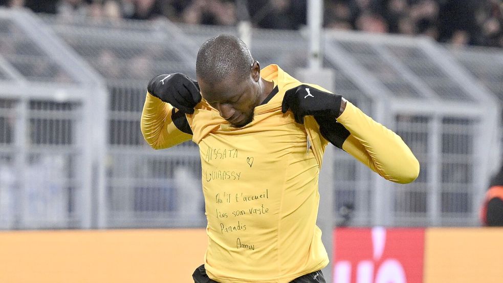 Überraschte mit einer traurigen Botschaft: Serhou Guirassy. Foto: Bernd Thissen