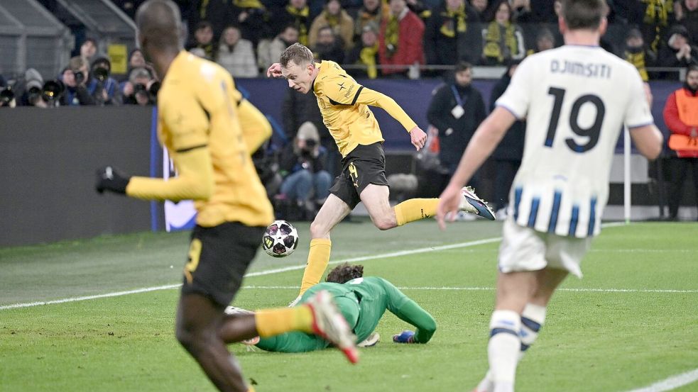 Erhielt Lob vom Trainer: Torschütze Maximilian Beier. Foto: Bernd Thissen