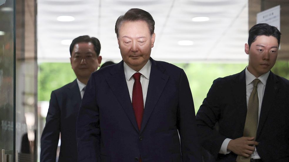 Ex-Präsident Yoon Suk Yeol droht die Todesstrafe. (Archivfoto) Foto: Kim Hong-Ji/Pool Reuters/AP/dpa