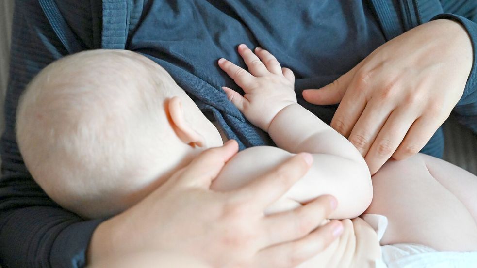 Sechs Monate ausschließlich stillen - diese Empfehlung der Weltgesundheitsorganisation (WHO) zur Ernährung von Babys gilt nun auch in Deutschland. (Symbolbild) Foto: Elisa Schu/dpa