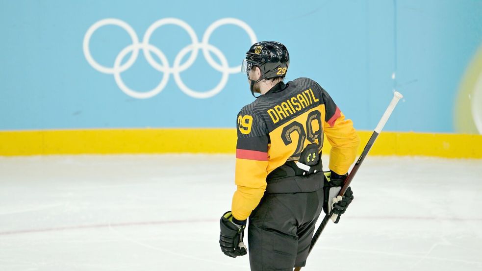 Enttäuschter Fahnenträger: Leon Draisaitl verließ Mailand ernüchtert. Foto: Peter Kneffel