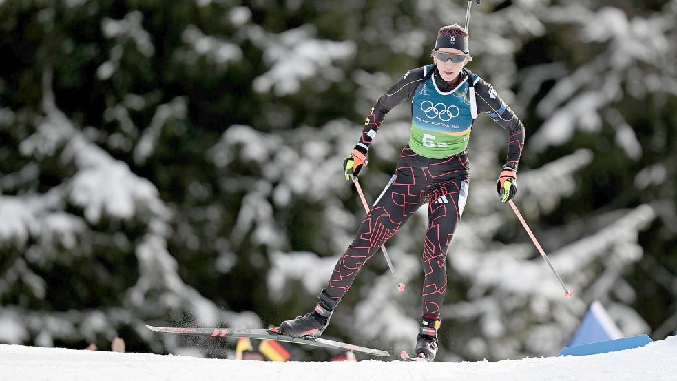 Ein letztes Mal wird Franziska Preuß am Samstag antreten. Foto: Hendrik Schmidt