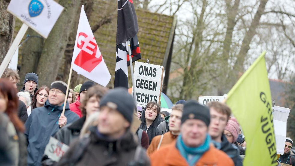 Gegen die Gründungsveranstaltung gab es Protest. Foto: Claus Hock