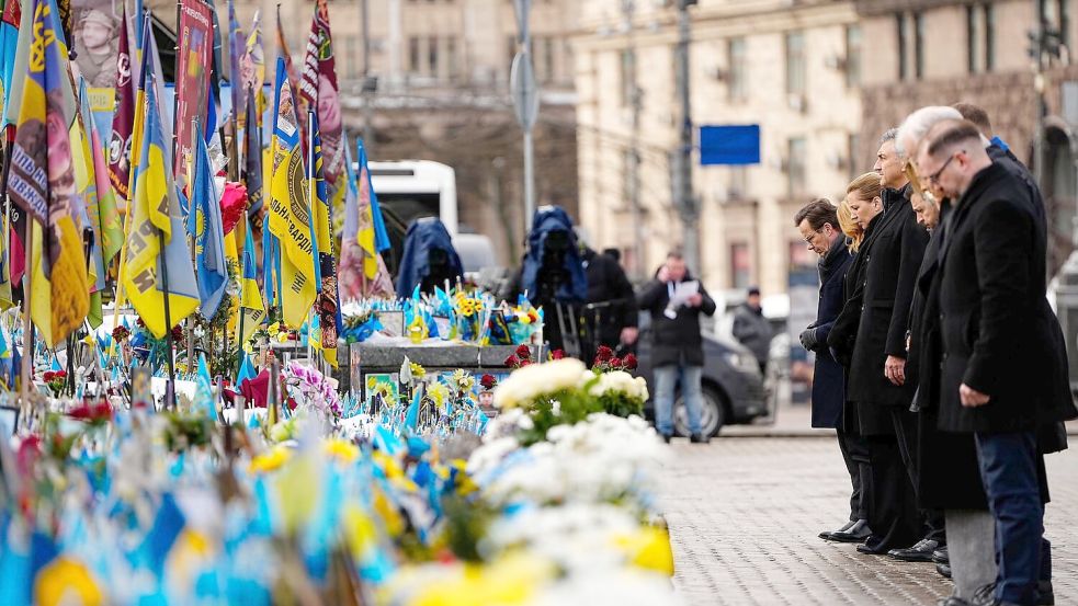 Die Ukraine zeigt sich auch nach vier Jahren Kampf gegen den russischen Angriffskrieg standhaft. Foto: Mads Claus Rasmussen/Ritzau Scan