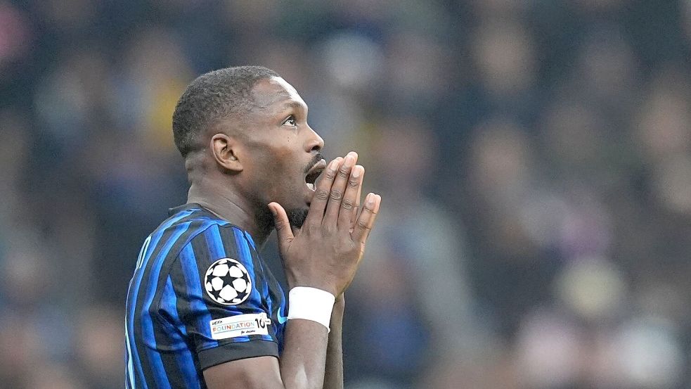 Pures Entsetzen bei Inter nach dem Playoff-Aus. Foto: Spada/LaPresse/AP/dpa