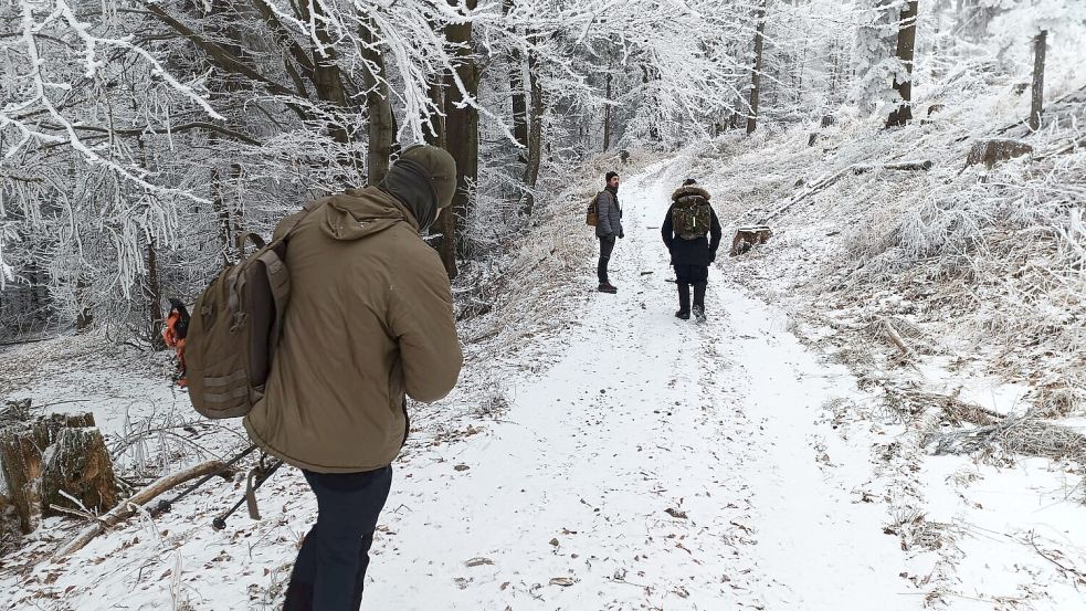 Beim Survival-Training wird ein russischer Angriff simuliert, der zu einem weitflächigen Stromausfall geführt hat. Foto: Jens Mattern