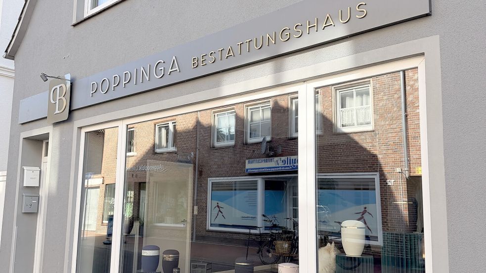 Das Bestattungshaus Poppinga hat nun auch einen Standort an der Lilienstraße 9 in Aurich.