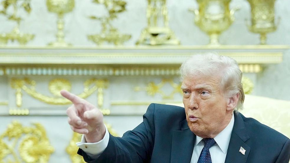 Trump kritisierte Spanien und Großbritannien scharf. Foto: Kay Nietfeld/dpa