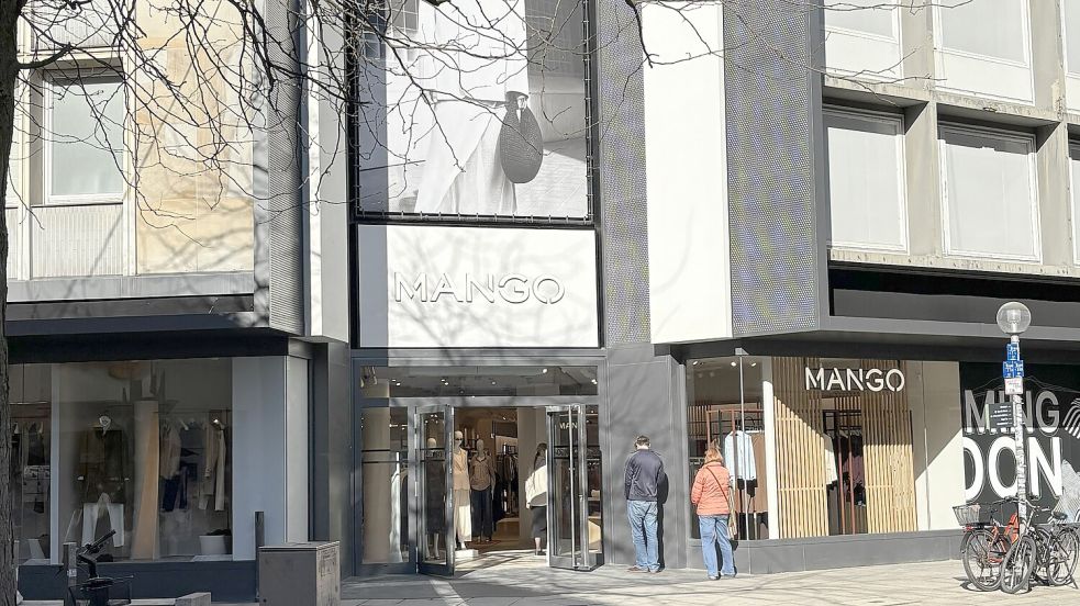 Der neue Mango-Store im ehemaligen Sygn-Gebäude in der Osnabrücker Innenstadt. Foto: Liv Schmidt
