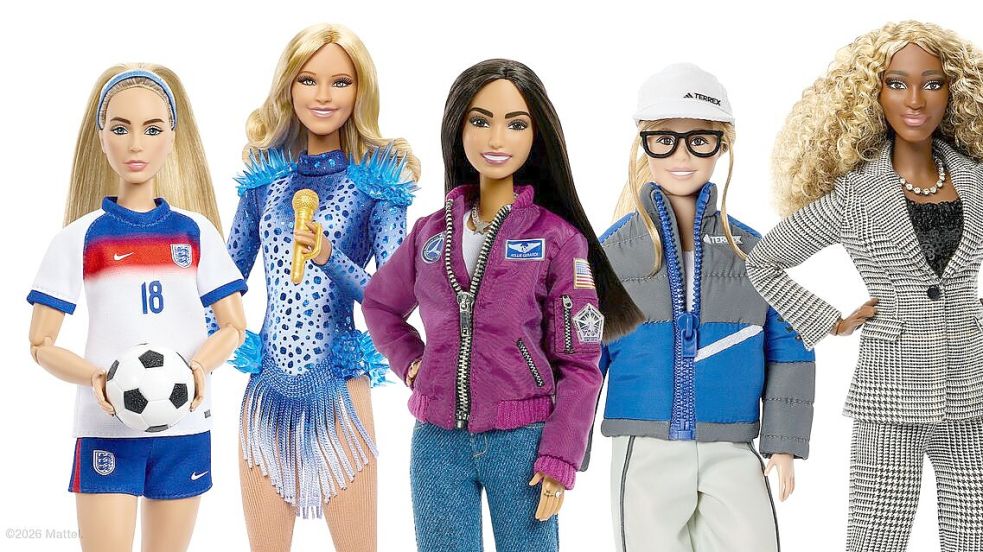 Helene Fischer als Barbypuppe - in einem typischen Bühnenoutfit. (Handout) Foto: -/Mattel/dpa