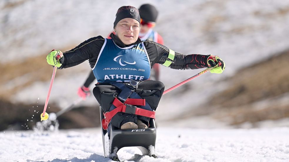 Anja Wicker blickt mit etwas Sorge auf die Bedingungen. Foto: Martin Schutt