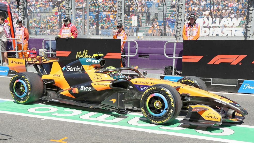 Lando Norris will seinen WM-Titel verteidigen. Foto: Asanka Brendon Ratnayake/AP/dpa