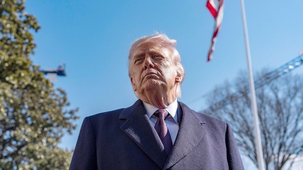 US-Präsident Donald Trump war bisher auffällig wenig Thema in den veröffentlichten Akten über den Epstein-Prozess. Foto: dpa/Alex Brandon