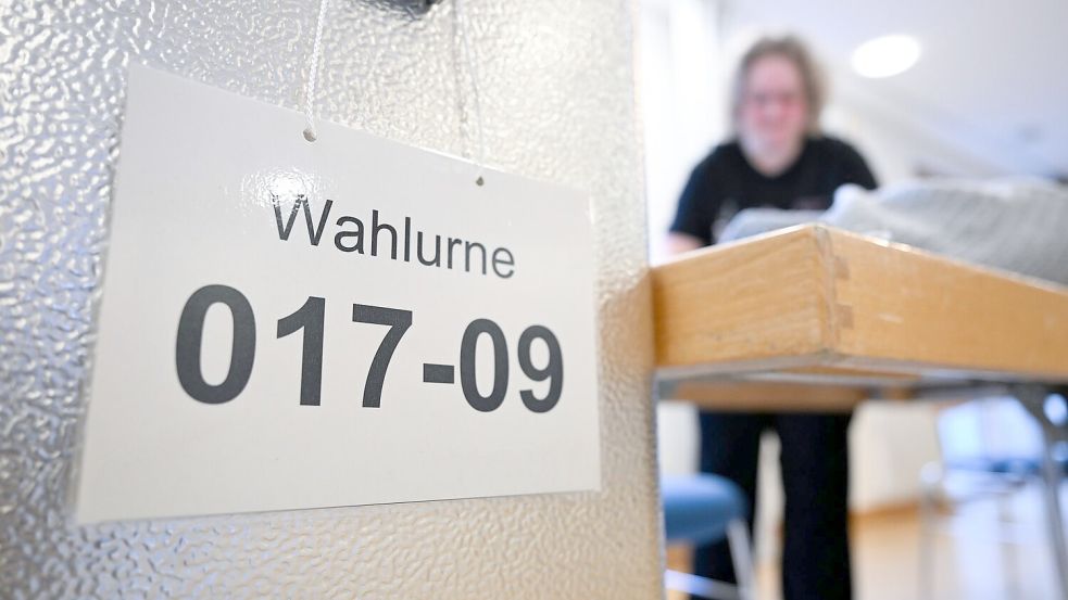 Die Wahllokale sind noch bis 18.00 Uhr geöffnet. Foto: Bernd Weißbrod