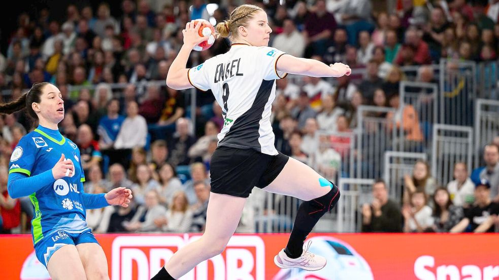 War eine sichere Vollstreckerin aus dem Rückraum: Nina Engel. Foto: Marco Wolf