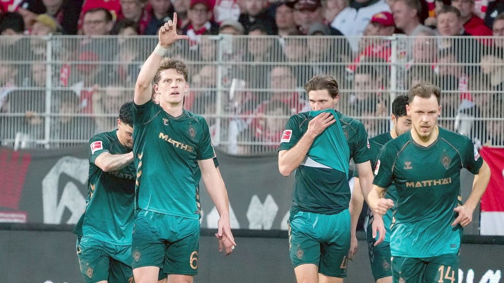 Werder ging in Halbzeit eins in Führung. Foto: Soeren Stache