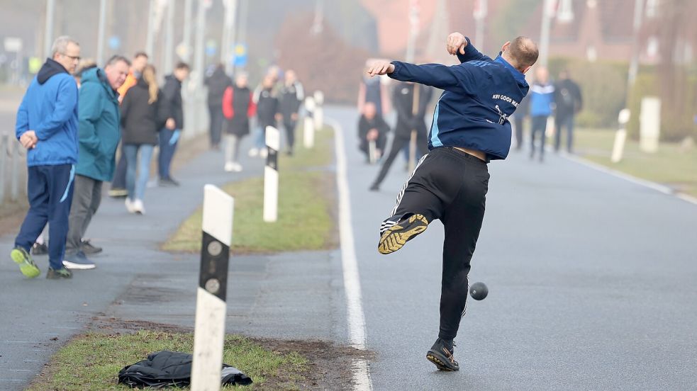 Jonas Twickler holte mit Dietrichsfeld einen Punkt in Leerhafe.