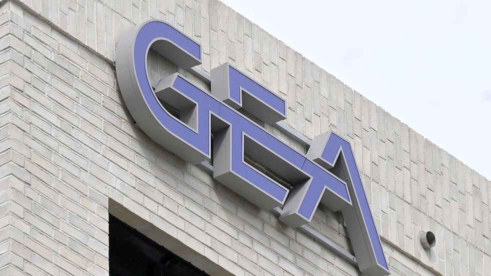 Gea-Logo am Düsseldorfer Unternehmenssitz (Archivbild) Foto: Roberto Pfeil
