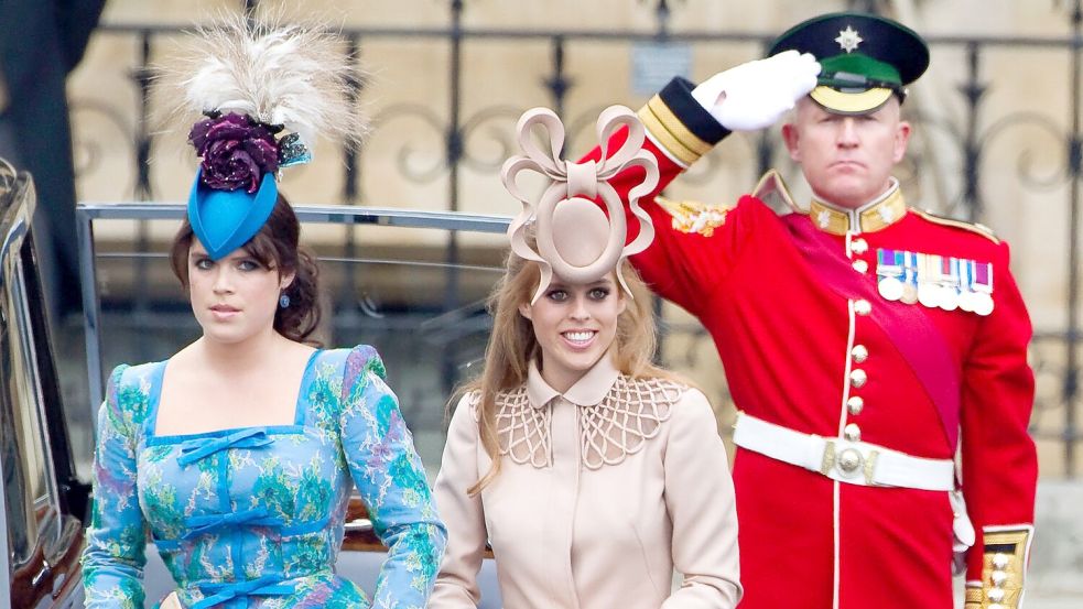 Für ihre Hutauswahl wurden die beiden Prinzessinnen damals verspottet. (Archivbild) Foto: Ian Langsdon