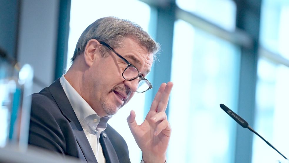 Söder zeigt sich beim Thema Social-Media-Verbot weiterhin äußerst skeptisch. (Archivbild) Foto: Malin Wunderlich