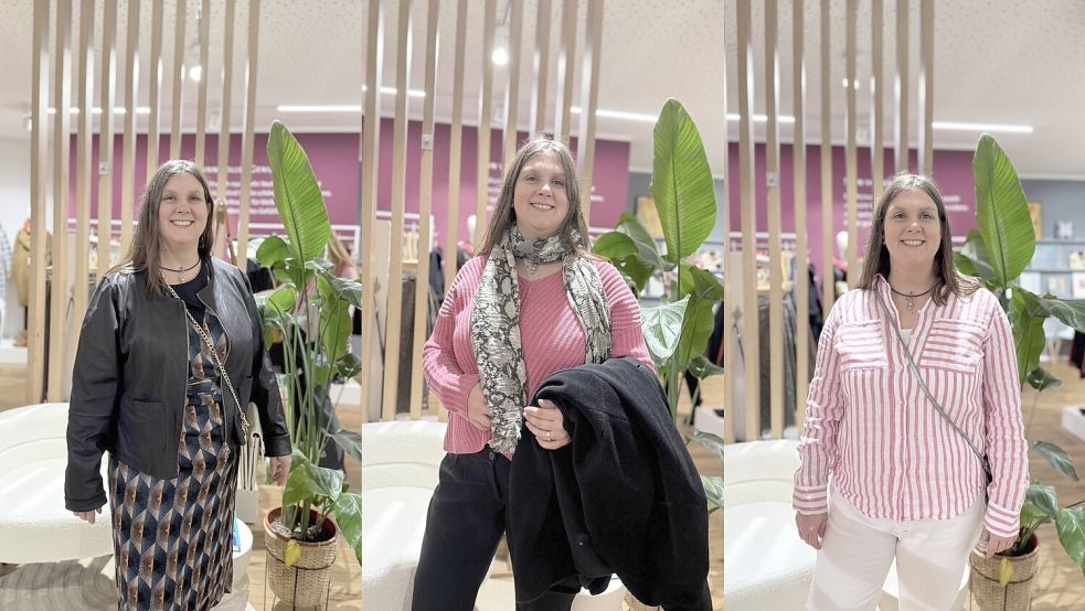 Melanie Breuer, Pädagogin bei der Diakonie Osnabrück, trägt sechs Monate lang ausschließlich Kleidung aus dem Secondhand-Laden Edelkreis und testet damit ein neues Leihmodell. Foto: Elisabeth Burghard
