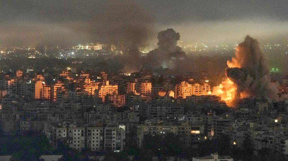 Der Libanon ist massiv von dem neuen Schlagabtausch zwischen der proiranischen Hisbollah-Miliz und Israel betroffen. Foto: Bilal Hussein/AP/dpa