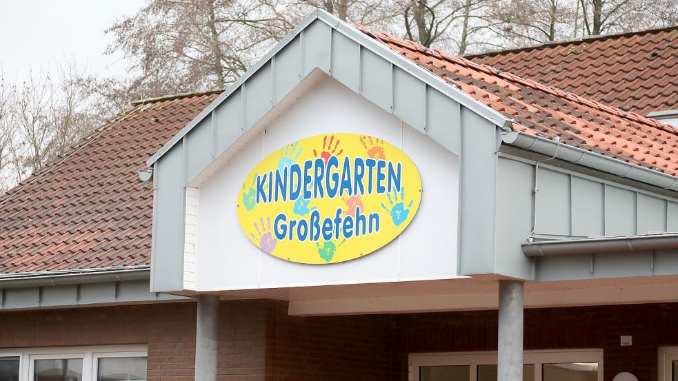 Eine von zehn Betreuungseinrichtungen in der Gemeinde ist die Kindertagesstätte Großefehn. Foto Archiv/Romuald Banik
