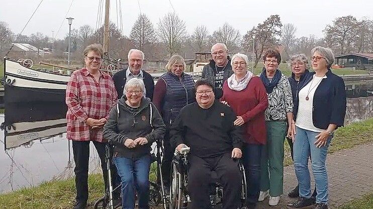 Der neu gewählte Vorstand des VdK Ortsverbands Ihlow mit dem neuen Vorsitzenden Andreas Kühnel (Mitte). Foto: Eckhard Adden