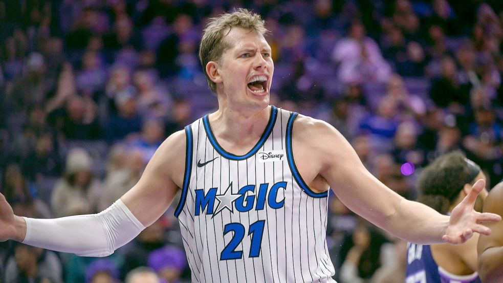 Moritz Wagner konnte den Orlando Magic in Atlanta nicht zum Sieg verhelfen. (Archivbild) Foto: Randall Benton/FR171663 AP/AP/dp