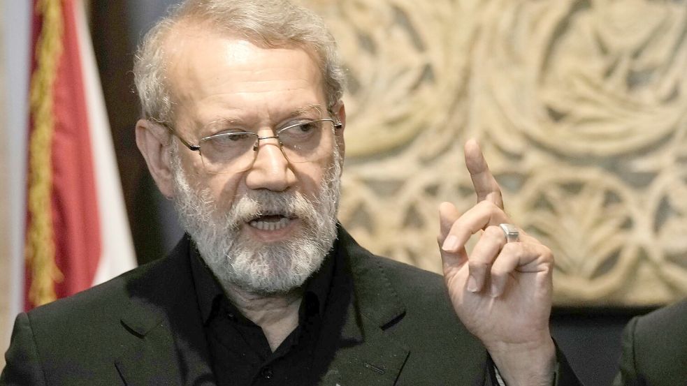 Ali Laridschani soll bei einem gezielten Luftangriff Israels getötet worden sein Foto: Bilal Hussein/AP/dpa