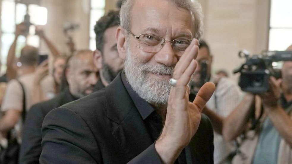 Der Iran bestätigt den Tod des Generalsekretärs des Nationalen Sicherheitsrates, Ali Laridschani. Foto Archiv Foto: Bilal Hussein/AP/dpa
