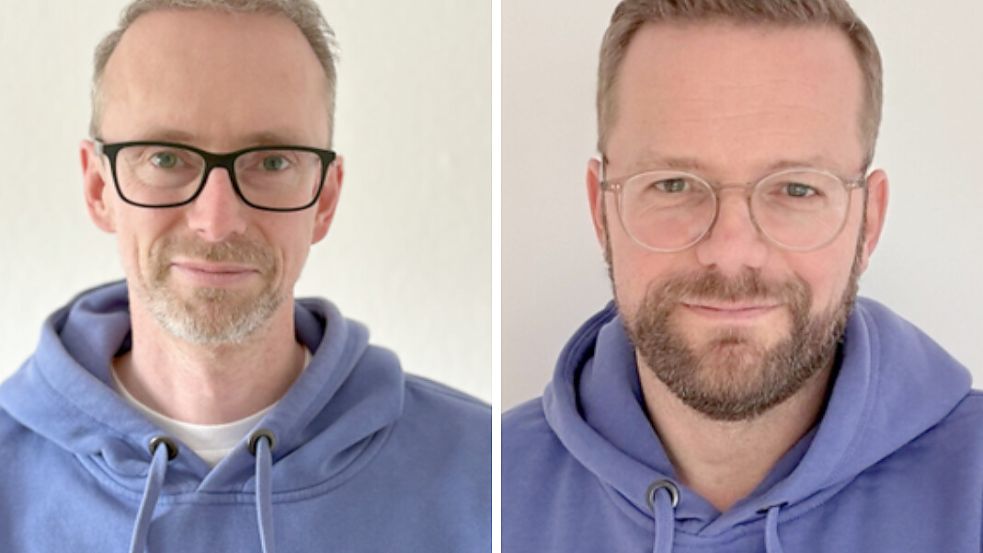 Christian Flottmann (links) und Stephan Garl haben das Start-up novadocs gegründet und werden vom Osnabrück Healthcare Accelerator gefördert. Unternehmerischer Schwerpunkt der Jungunternehmer ist die digitale Prävention. Foto: novadocs