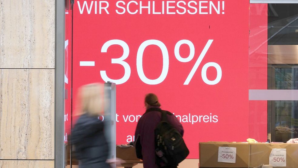 Die Zahl der Schließungen im Einzelhandel übersteigt die der Neueröffnungen deutlich. Foto: Bernd Weißbrod