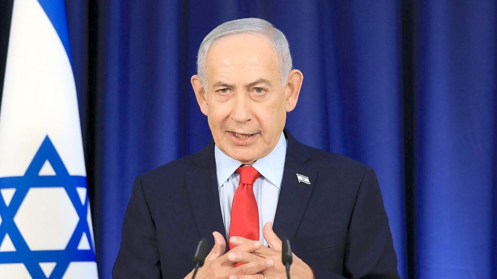 Netanjahu bestreitet, dass Israel die USA in den Krieg hineingezogen habe. (Archivbild) Foto: Ronen Zvulun/Pool Reuters/AP/dpa