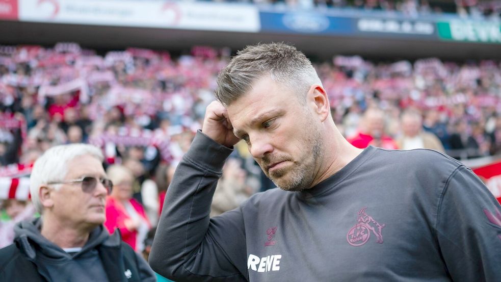 Lukas Kwasniok muss als Trainer des 1. FC Köln gehen. Foto: Marius Becker