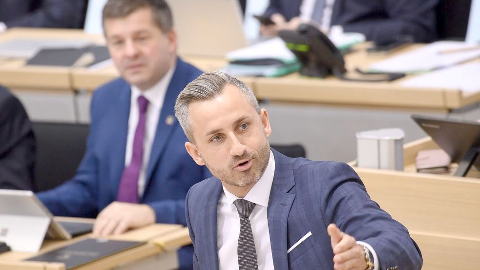 Ulrich Siegmund, Spitzenkandidat der AfD in Sachsen-Anhalt, hat als Wahlziel für den 6. September die absolute Mehrheit im Magdeburger Landtag ausgegeben. Foto: Klaus-Dietmar Gabbert