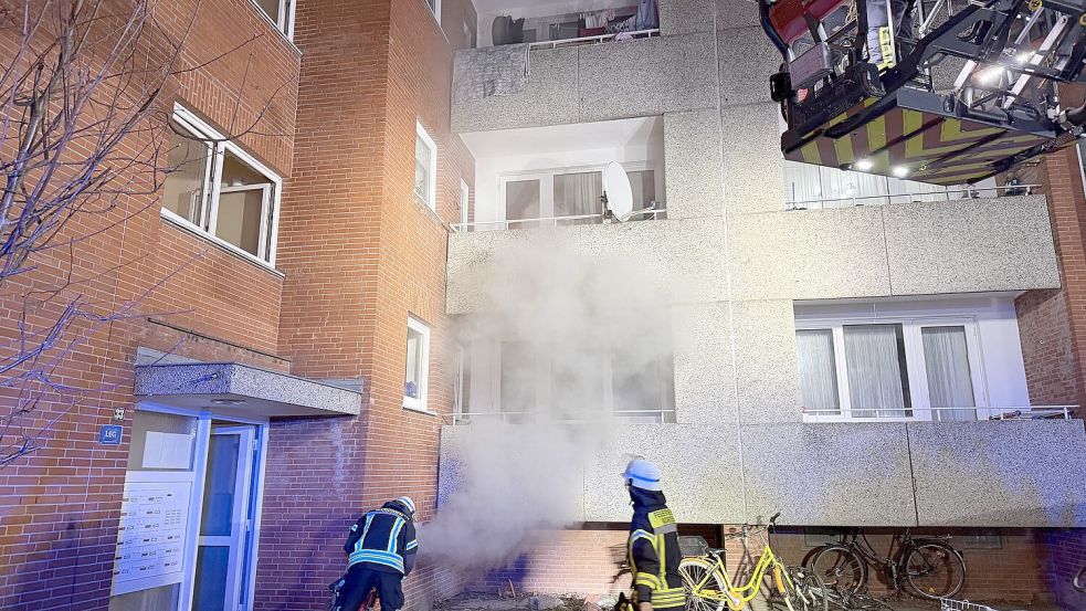 Die Feuerwehr wurde zu einem Einsatz in die Norder Kirchstraße gerufen. Foto: Feuerwehr/Weege