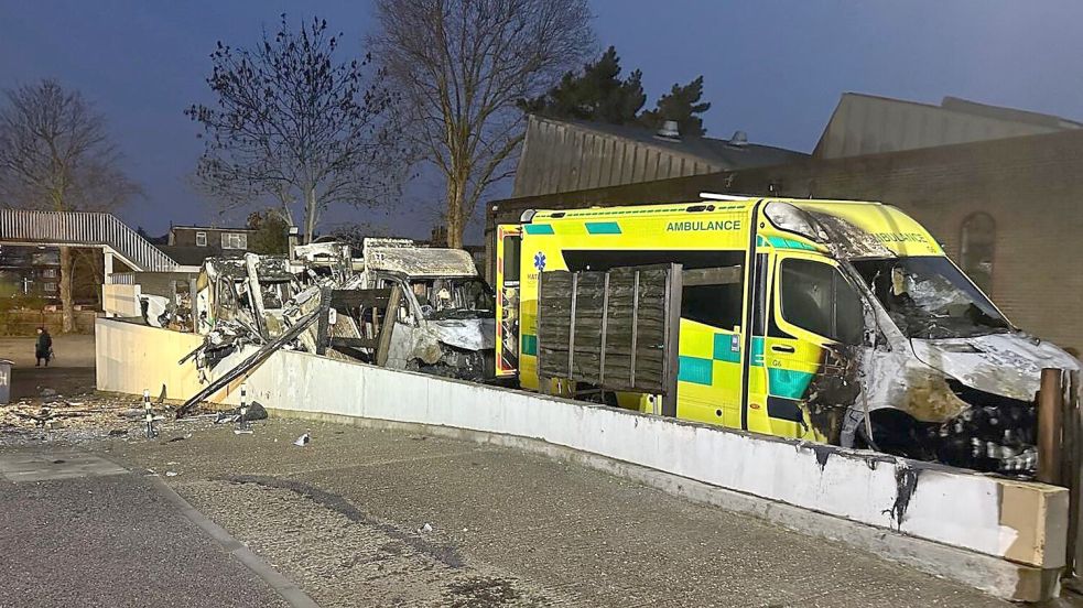 Ein Brandanschlag auf den Rettungsdienst einer jüdischen Gemeinde versetzt London in einen Schockzustand. Foto: Pa