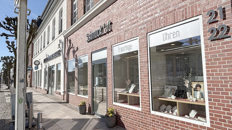 Das Juweliergeschäft Schmuckzeit wurde Ende Februar 2026 zum zweiten Mal innerhalb eines halben Jahres überfallen, ein traumatisches Erlebnis für die Opfer. Foto: Mieke Matthes