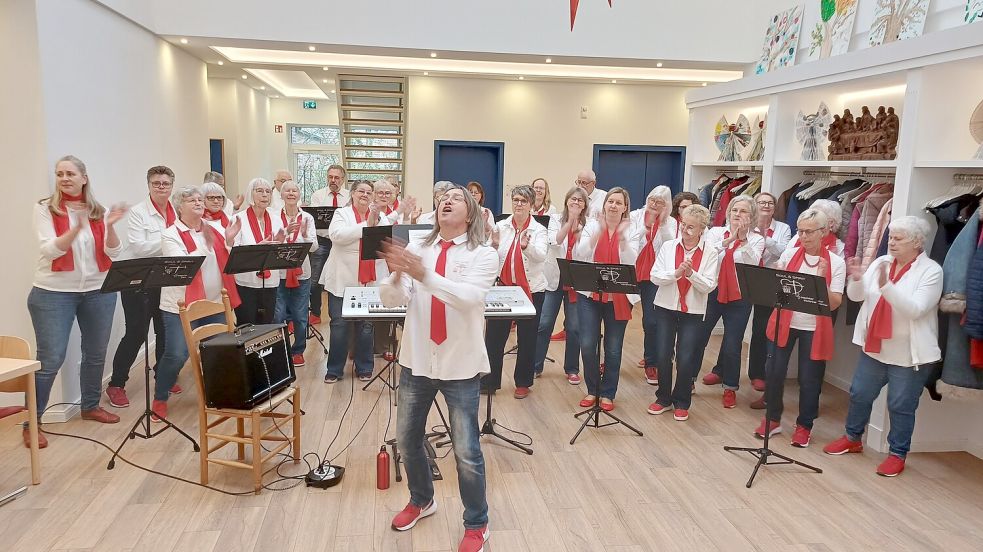 Der Gospelchor „Soul & Spirit“ aus Victorbur war Gastgeber der Versammlung des Chorverbandes. Foto: privat