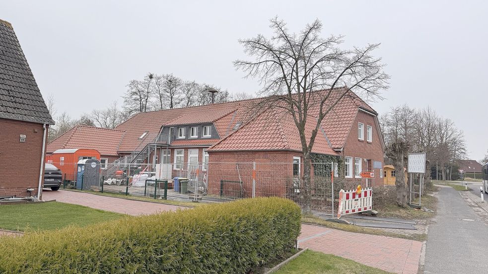 Der Spielkreis in Moorhusen ist derzeit eine Baustelle. Foto: Holger Janssen