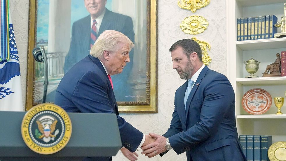 Mullin ist vereidigt. Foto: Alex Brandon/AP/dpa