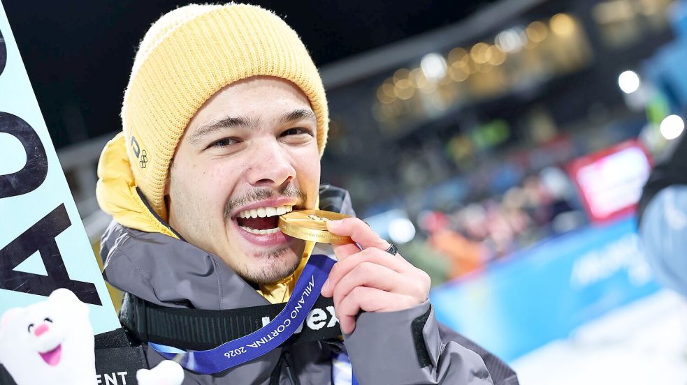 Der Olympiasieg von Philipp Raimund war der Höhepunkt des Winters. (Archivbild) Foto: Daniel Karmann