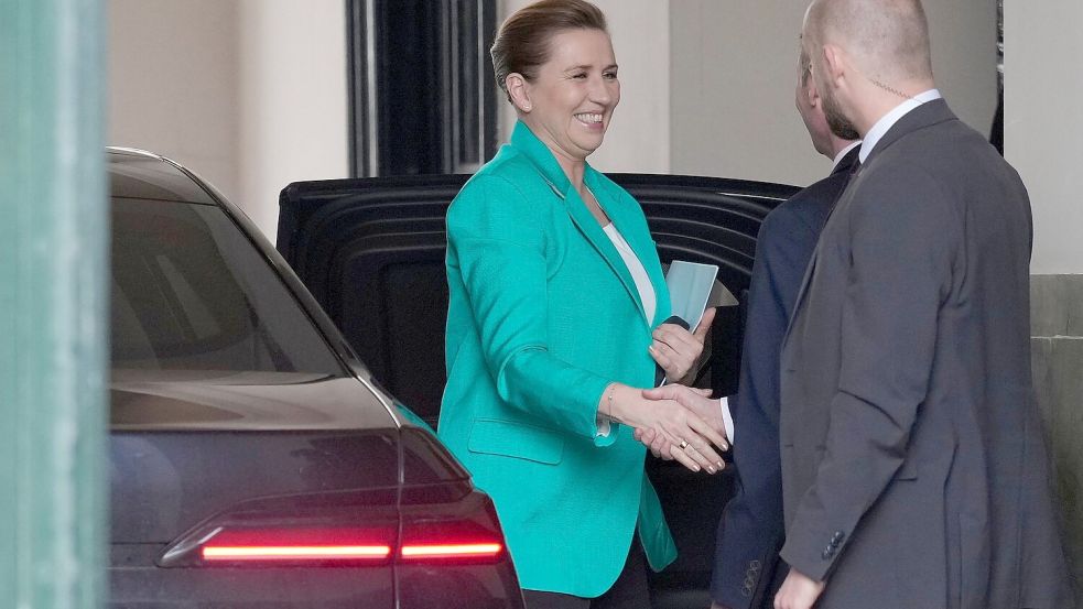 Mette Frederiksen hat den Rücktritt ihrer Regierung am dänischen Hof eingereicht. Foto: Martin Sylvest/Ritzau Scanpix Fo