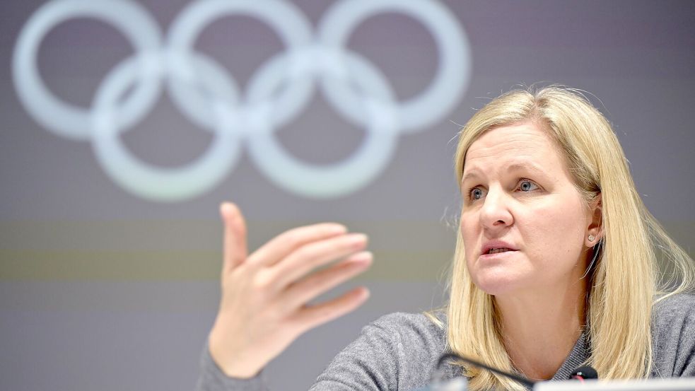 Für IOC-Chefin Kirsty Coventry ist der Schutz der Frauen-Kategorie ein Kernthema. (Archivbild) Foto: Peter Kneffel