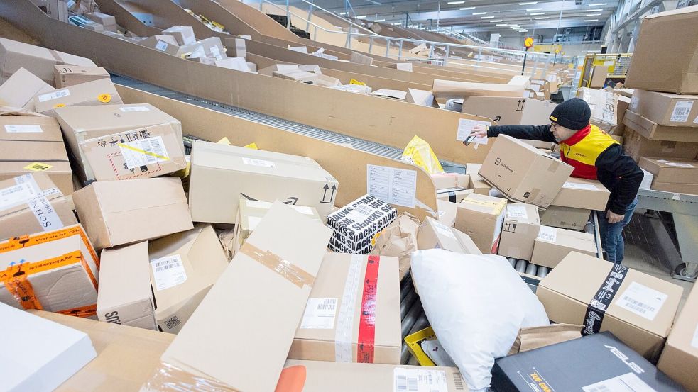 Laut EU-Kommission kamen 2024 täglich rund zwölf Millionen Pakete in der EU an - deutlich mehr als in den beiden Vorjahren. (Symbolbild) Foto: Rolf Vennenbernd