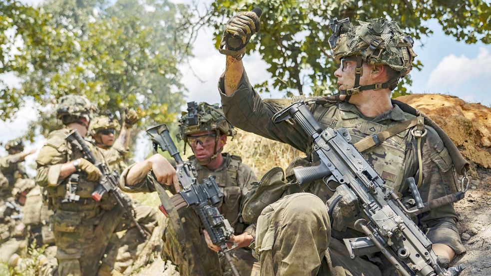 Die Fallschirmjäger der 82nd Airborne Division gelten als schnellste und stärkste Luftlandeeinheit der Welt. Im Iran könnten sie erneut zum Einsatz kommen. Foto: IMAGO/ZUMA Press Wire