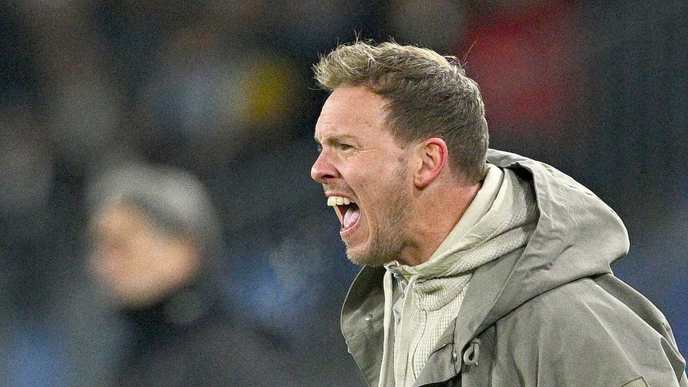 Bundestrainer Nagelsmann sah einige Mängel im deutschen Spiel. Foto: Tom Weller/dpa