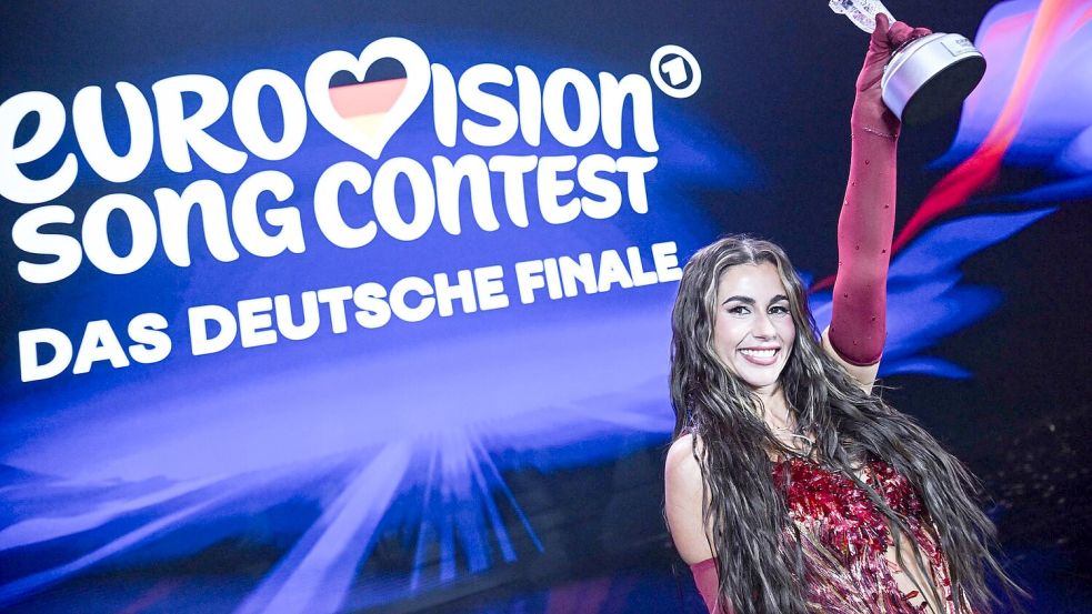 Im Februar gewann die Sängerin den Deutschen Vorentscheid zum ESC. (Archivfoto) Foto: Britta Pedersen/dpa